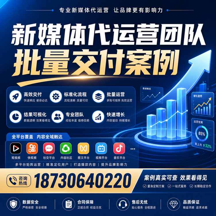 邯郸代运营公司多客户账号批量高效交付案例